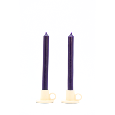 Beautiful and elegant solid taper beeswax taper candles